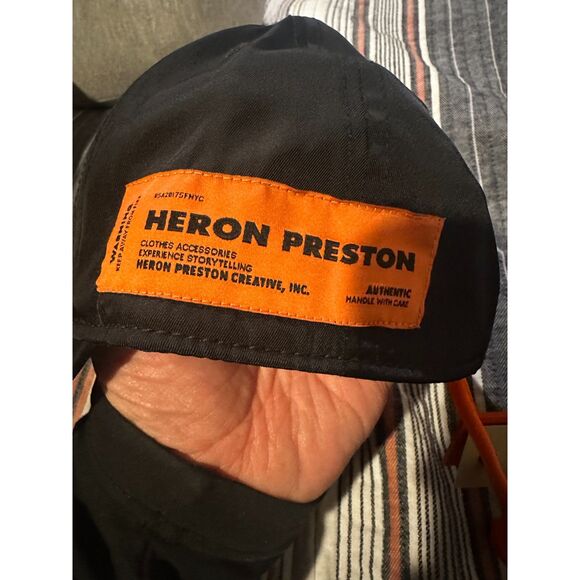 HERON PRESTON HPNY Nylon Hat - New with tags, in original packaging - Black - Picture 3 of 11